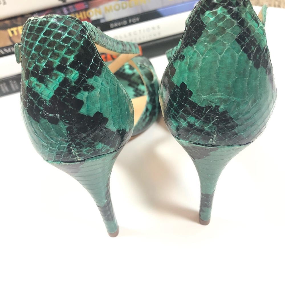 Alexandre Birman Heels Snakeskin Bucatta 9.5 - Picture 5 of 9